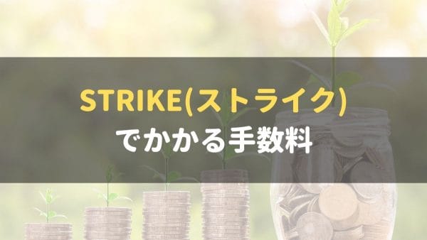 STRIKE_評判_手数料