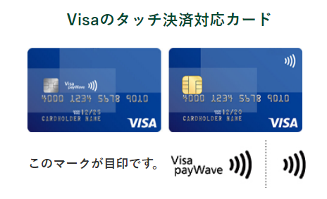 Visaのタッチ決済対応カード