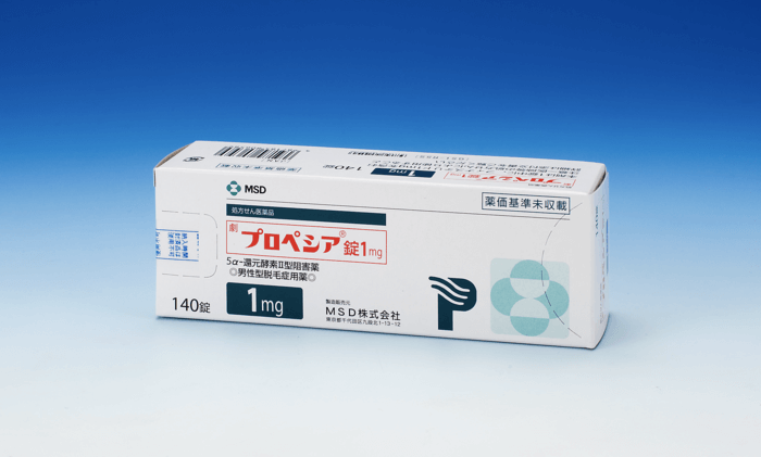 フィナステリド配合の内服薬：プロペシア錠